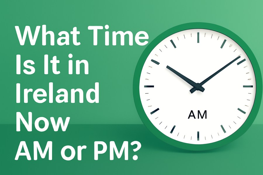 What Time Is It in Ireland Now AM or PM