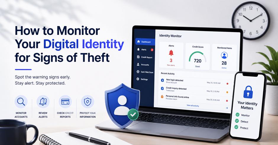 How to Monitor Your Digital Identity for Signs of Theft